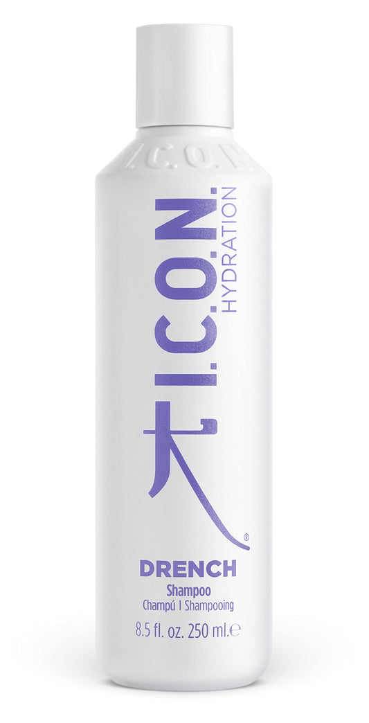I.C.O.N. Drench Highly Moisturizing Shampoo with Anti-Aging Ingredients that Protect and Nourish Hair, Shampoo for Dry Hair, 8.5 Ounces