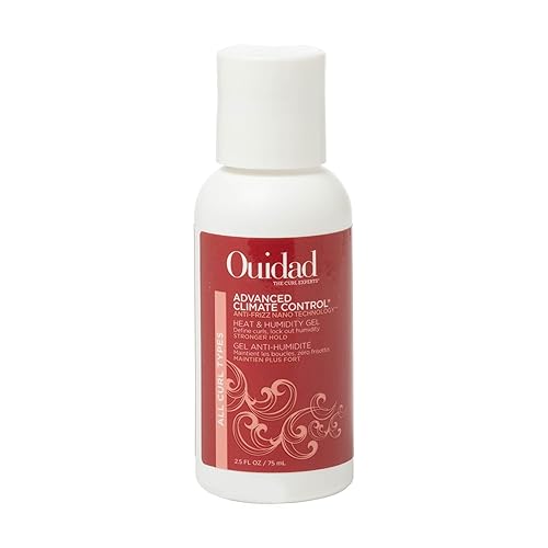 Ouidad Advanced Climate Control Heat & Humidity Stronger Hold Gel Travel Size - 2.5 fl oz, Anti-Frizz Nano Technology, Styling Gel, Prevents Flyaways