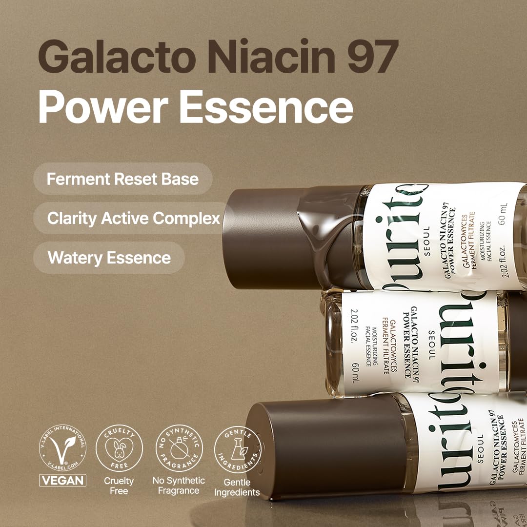 PURITO Galacto Niacin 97 Power Essence 2 fl.oz /92% galactomyces/fermented/Treatment essence/pore control