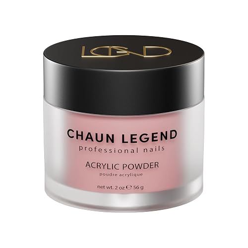 Chaun Legend Acrylic Powder 2 Ounce Strawberries N Cream Long Lasting Shimmery Enhance Nail Acrylic Powder for Professional Art and Creative Designs Beauty & Personal Care Chaun Legend Professional Nails