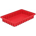 Akro-Mils 33162 Akro-Grid Plastic Slotted Dividable Modu Box Stackable Grid Storage Tote Container, (16-1/2-Inch L x 10-7/8-Inch W x 2-1/2-Inch H)…