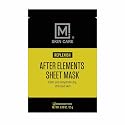 M. Skin Care After Elements Facial Sheet Mask Treatment for Men, Sunburn and Windburn Skin Care Face Mask