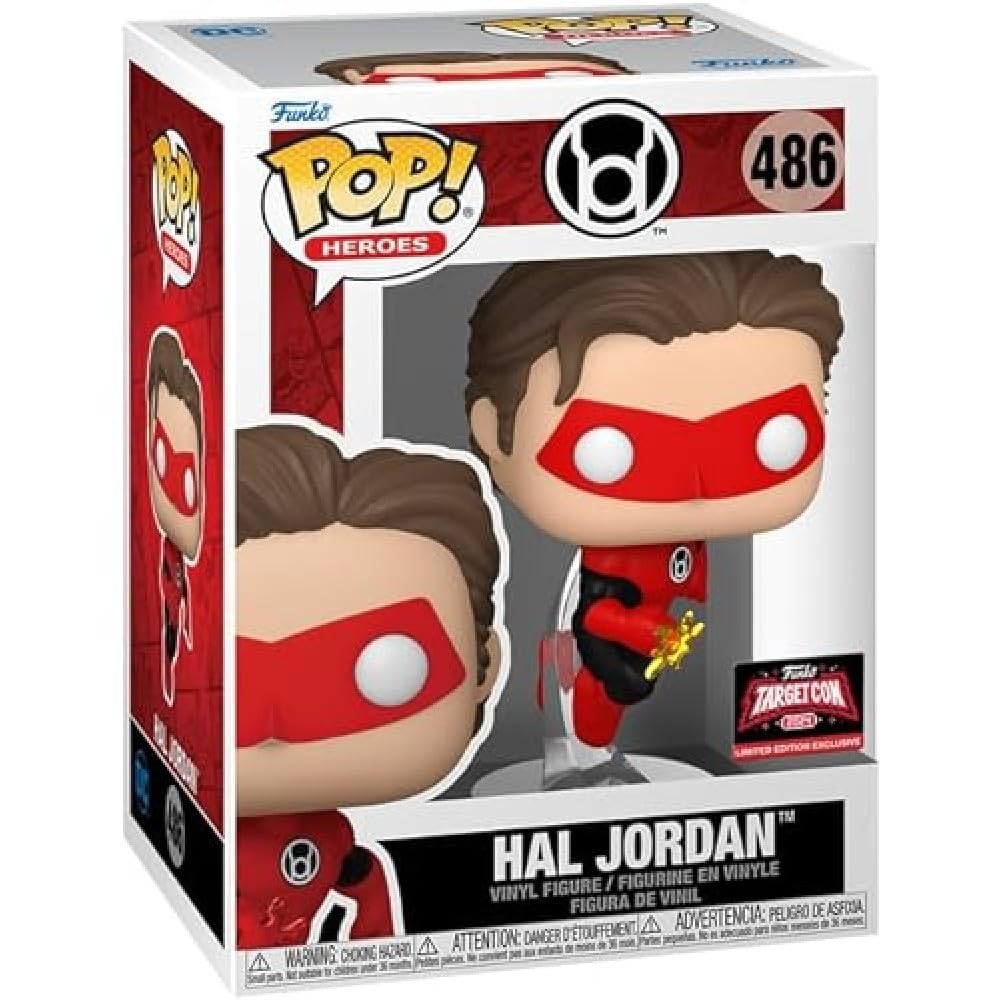 Funko Pop! Heroes: DC Comics - Hal Jordan *Red Lantern* (Target Exclusive)