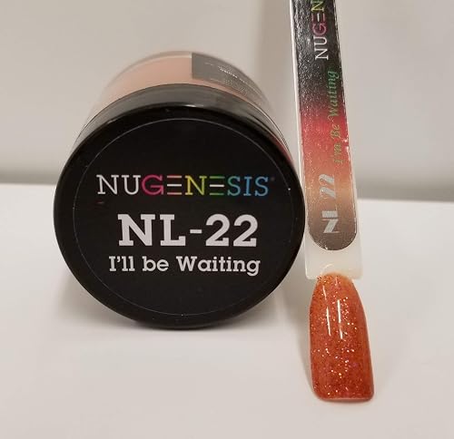 NuGenesis Nail Dipping Powder Color 1.5oz/43g Jar - (NL22 I WILL BE WAITING) Beauty & Personal Care Nugenesis