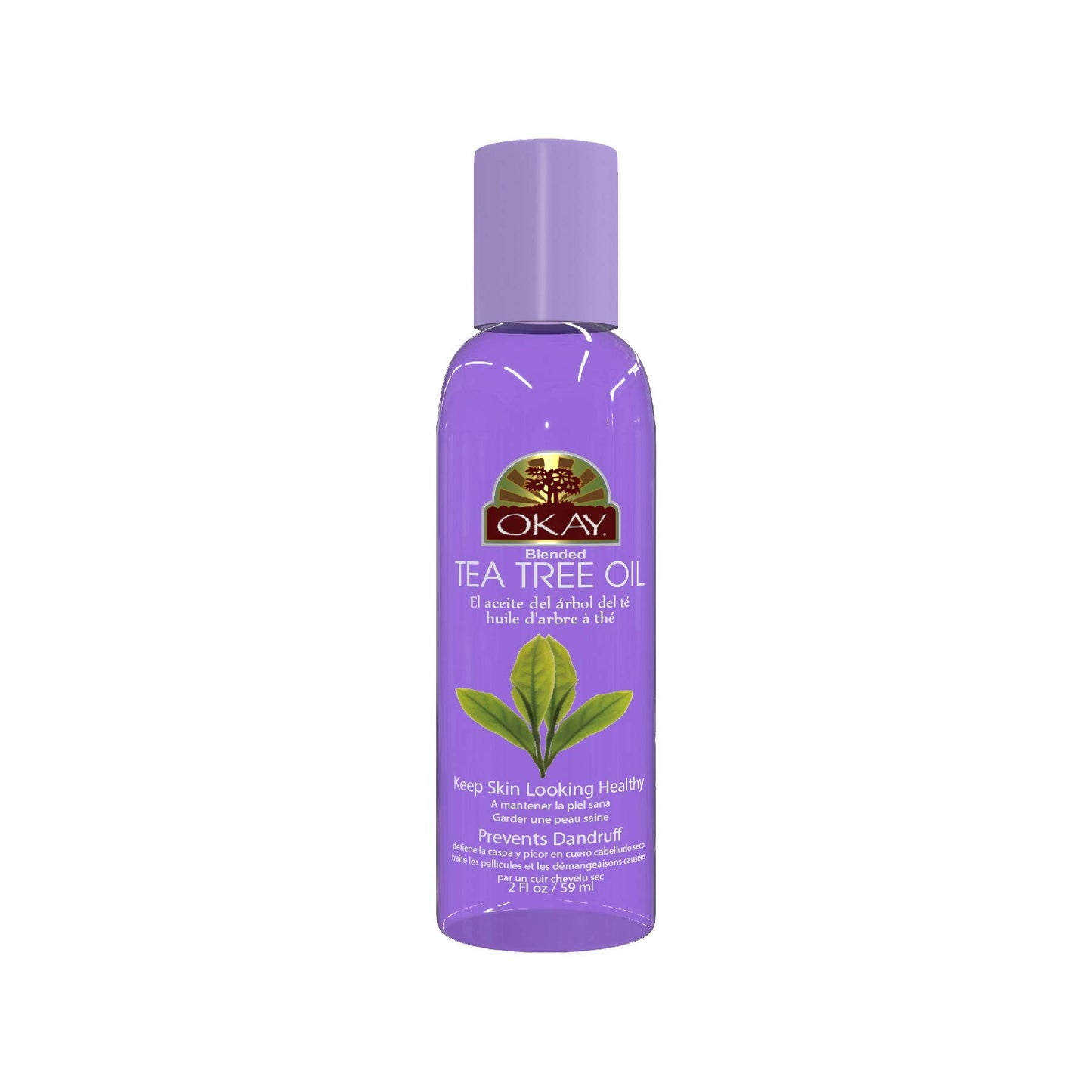 Okay | Blended Tea Tree Oil | For Hair, Scalp and Skin | 2 Ounce