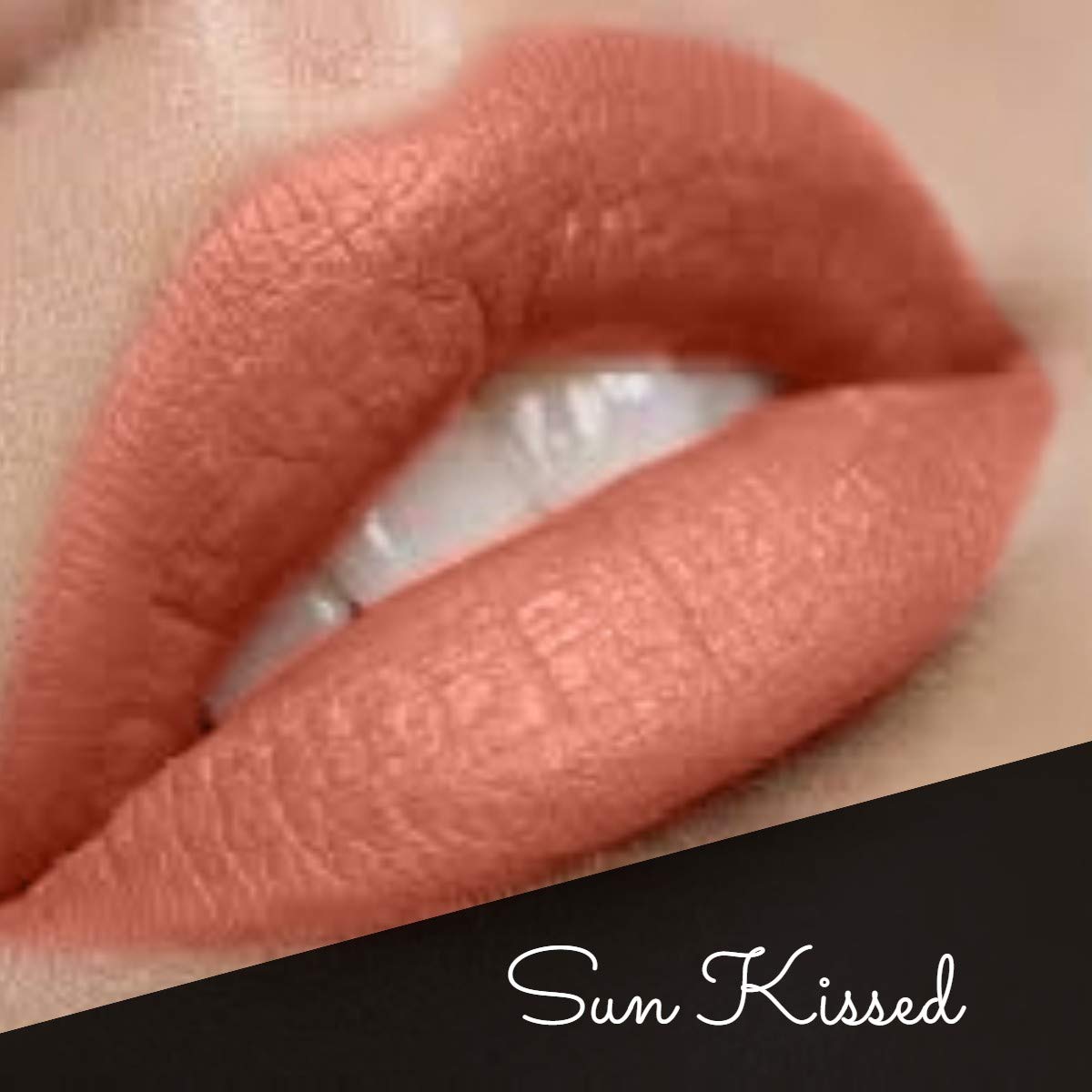 By The Clique Premium Matte Liquid Lipstick | Sun Kissed | Soft Peach Tinted Nude | Long Lasting | Perfect Texture | Cruelty-Free | Vegan | Gluten