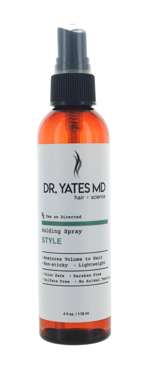 Dr. Yates MD - Holding Spray, Non-Sticky, Lightweight, Easy to Wash Out, Lasting Hold (4 Fl Oz)