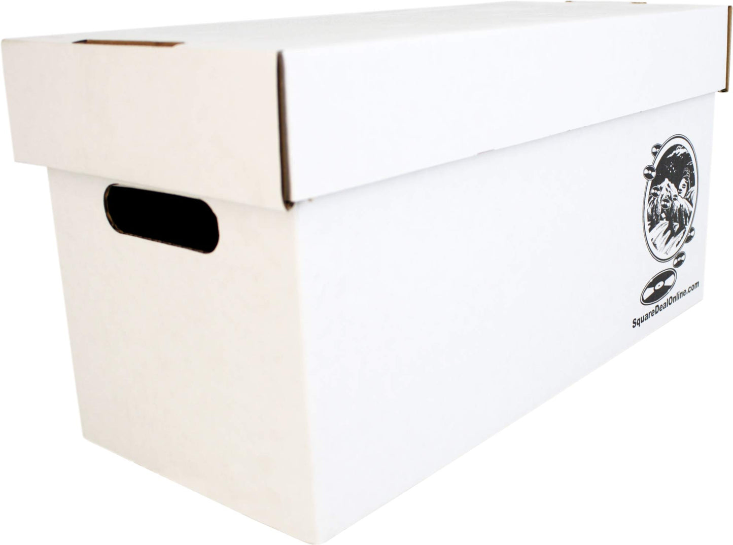Durable Set of 10 - 7 inch Vinyl Record Storage Boxes - Sturdy Cardboard Construction with Removable Lid - Holds Up to 200 Records Each - Built Tough…