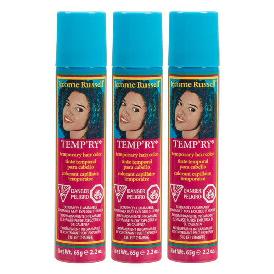 Jerome Russell Temp'Ry Spray-On Auburn Hair Color, 2.2Oz X 3 Pack Beauty & Personal Care Jerome Russell
