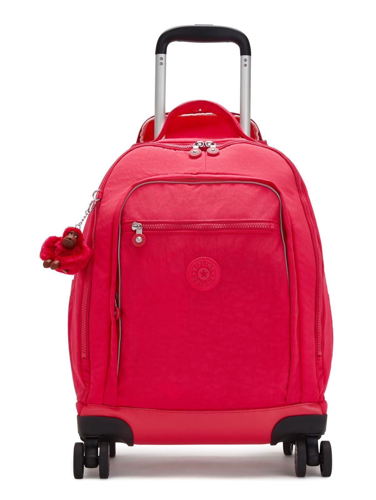 Kipling New ZEA, Kids Large 4 Wheeled Ergonomic Backpack, 50 cm, 26 L, 2.35 kg, True Pink, One Size, NEW ZEA