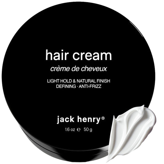 Jack Henry Hair Styling Cream for Men & Women - Light Hold, Subtle Shine - Lightweight Formula to Tame Frizz & Flyaways - Works for All Hair Types Beauty & Personal Care Jack Henry