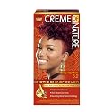 Exotic Shine Hair Color by Creme of Nature, 6.2 Burgundy Blaze, with Argan Oil from Morocco, 1 Application