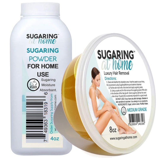 Sugaring Paste for bikini, Braizlian, Arms, legs Set with Sugaring Drying Powder Beauty and Personal Care Sugaring