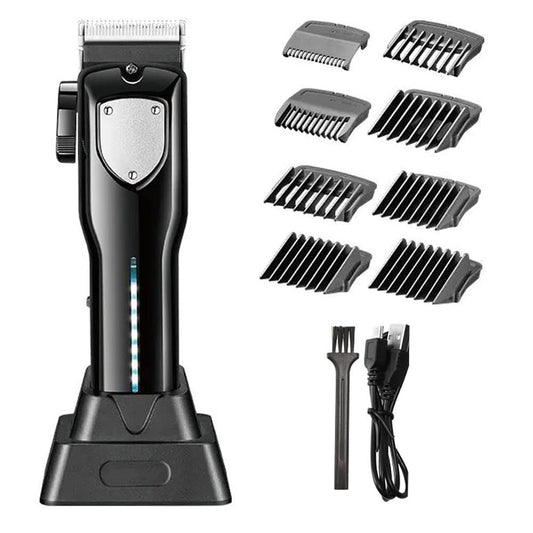 GLESVOWIO Pro Hair Clipper Adjustable Powder Metallurgy Tool Head Hair Trimmer Intelligent Display Light Low Noise Hair Clipper Beauty and Personal Care GLESVOWIO