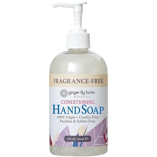 Ginger Lily Farms Botanicals All-Purpose Liquid Hand Soap, 100% Vegan & Cruelty-Free, Fragrance-Free, 12 fl oz Beauty & Personal Care Ginger Lily Farms