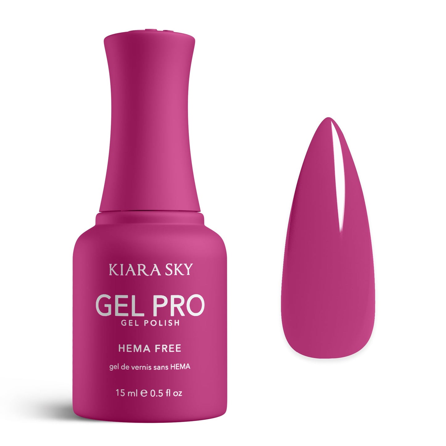 KIARA SKY Gel Pro HEMA-Free Gel Nail Polish | Full Coverage, 28+ Day Wear, Self-Leveling, UV/LED Soak-Off, 0.5 fl oz | A Bit Tart #084 Beauty & Personal Care KIARA SKY