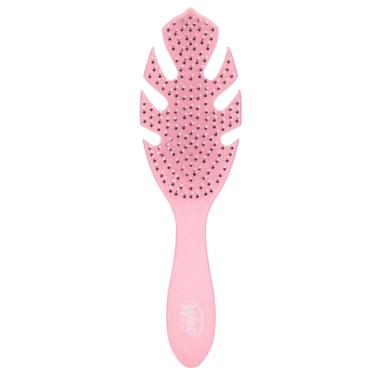 Wet Brush Go Green Hair Detangler Brush, Pink - Detangling Hair Brush - Ultra-Soft IntelliFlex Bristles Glide Through Tangles & Gently Loosens Knots