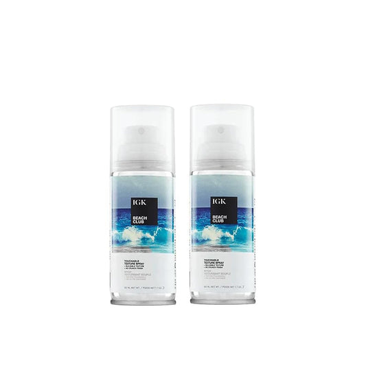 IGK Beach Club Texture Spray for Hair Travel Size | Instant Volume, Texture and Hold | Salt-Free, Non-Drying Finishing Spray | Vegan + Cruelty-Free |