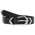 Madewell Women's Fiora Metal Keeper Belt, True Black, Small
