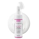 SpaScriptions 2 in 1 Cleanse & Exfoliate Foaming Facial Cleanser - Collagen & Ceramides Face Wash with Silicone Brush for Dry Skin with Barrier