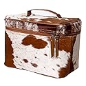 American Darling Jewelry Case Hair-On Genuine Leather Women Bag Western Handbag Purse | for Travel