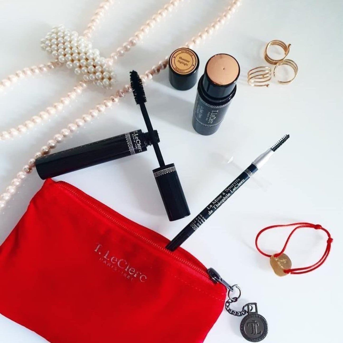 T. Leclerc Eyebrow Pencil with Brush - Professional Brow Pen Brow Enhancing Eyeliner Precise Fine Tip Shapes, Defines, Fills, Create Natural Fluffy