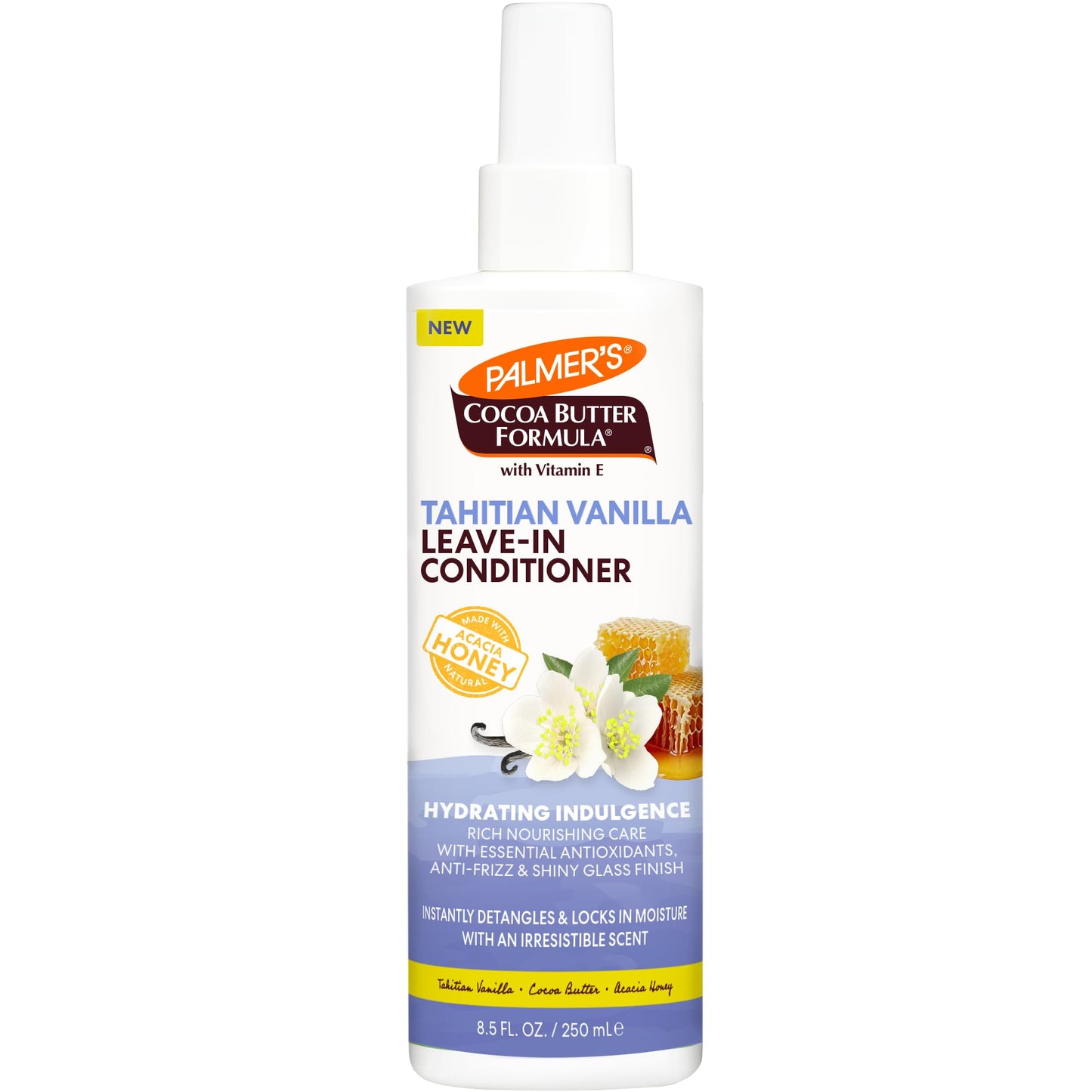 Palmer's Cocoa Butter Formula, Tahitian Vanilla Leave In Conditioner Spray, (8.5 Fl Oz), Hydrating Hair Detangler with Acacia Honey & Vitamin E, Heat Beauty and Personal Care Palmer's Default Title