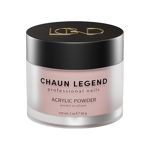 Chaun Legend Acrylic Powder 2 Ounce Rosie Cheeks Long Lasting Shimmery Enhance Nail Acrylic Powder for Professional Art and Creative Designs Beauty & Personal Care Chaun Legend Professional Nails
