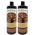 Dr. Woods Pure Almond Oil Liquid Castile Soap - Natural Cleansing for Face, Hands, and Body, for Men and Women - 32 Fl Oz, Pack of 2