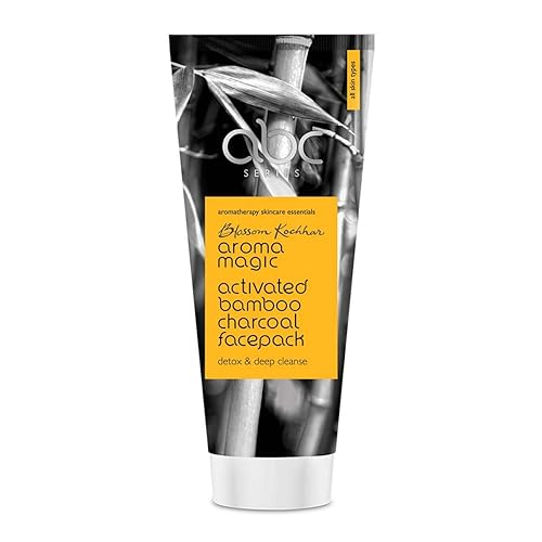 Aroma Magic Activated Bamboo Charcoal Face Pack | Deep Pore Cleansing & Skin Detox for All Skin Types | Removes Impurities, Controls Oil & Clears Acne