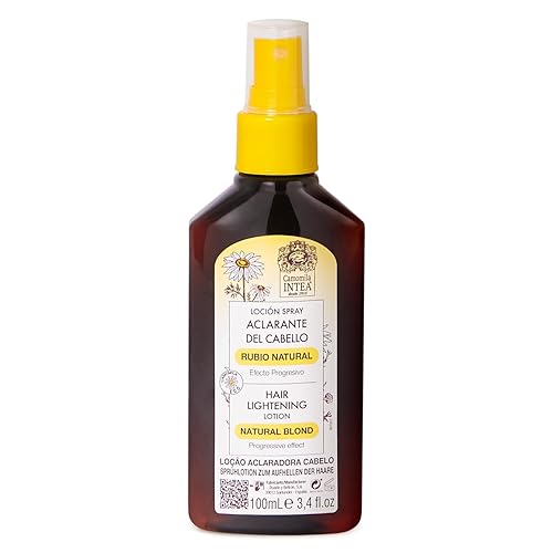 Camomila Intea Blonde Spray - Chamomile Hair Lightener with Gentle Color - No Ammonia or Parabens - 3.4oz