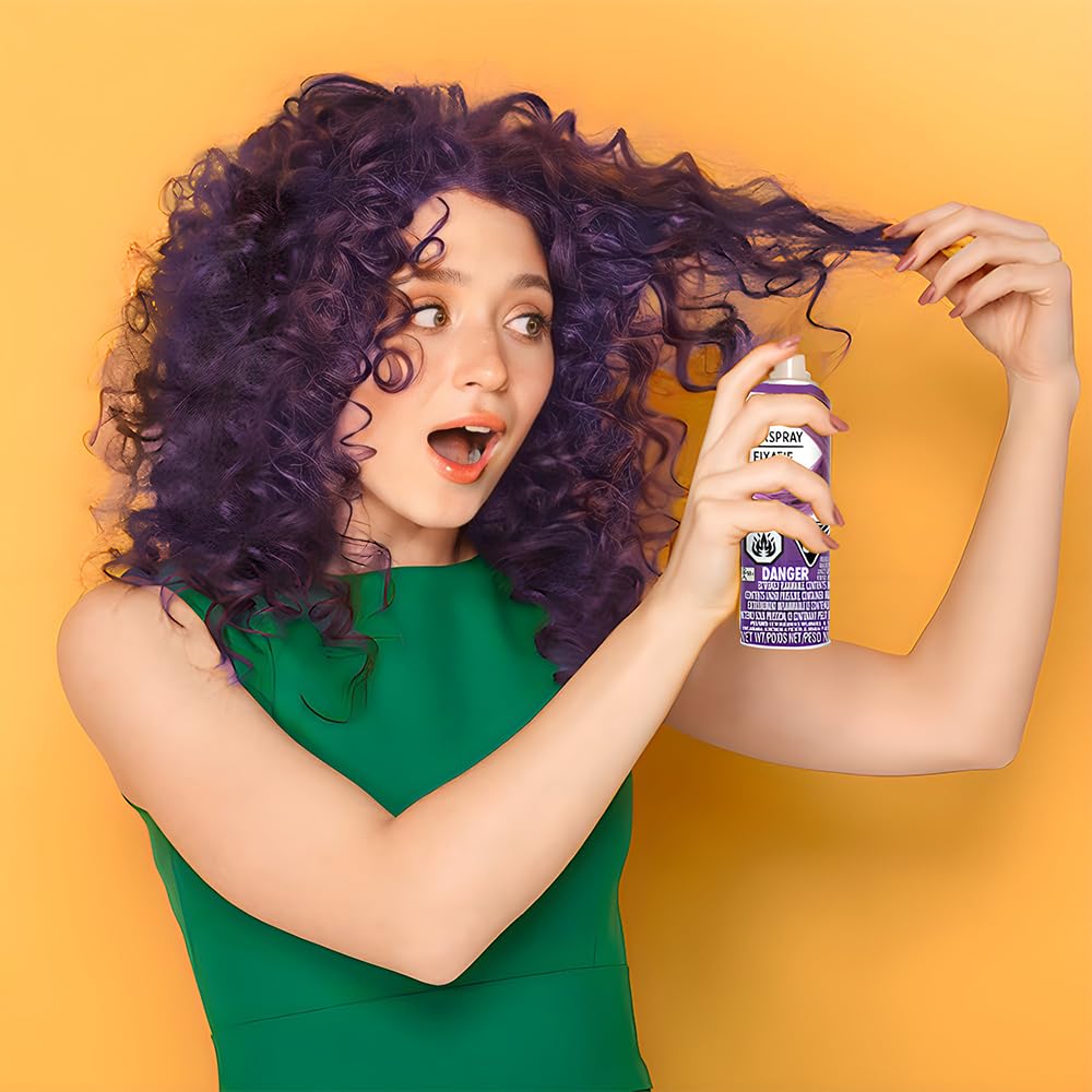 Hypo-Allergenic Purple Hair Spray - 3 oz. - Perfect Party Accessory, 1 Pc.