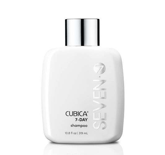 SEVEN Haircare Cubica 7-DAY Shampoo for Women, Men, All Hair Types, Add Shine and Moisture to Hair, Sulfate & Paraben Free, Cruelty Free with Biotin +