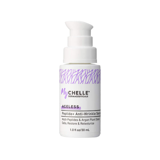 MyCHELLE Dermaceuticals Peptide+ Anti-Wrinkle Serum - Anti-Aging Serum with Peptides & Argan Plant Stem Cells to Help Restore Skin & Help Reduce the