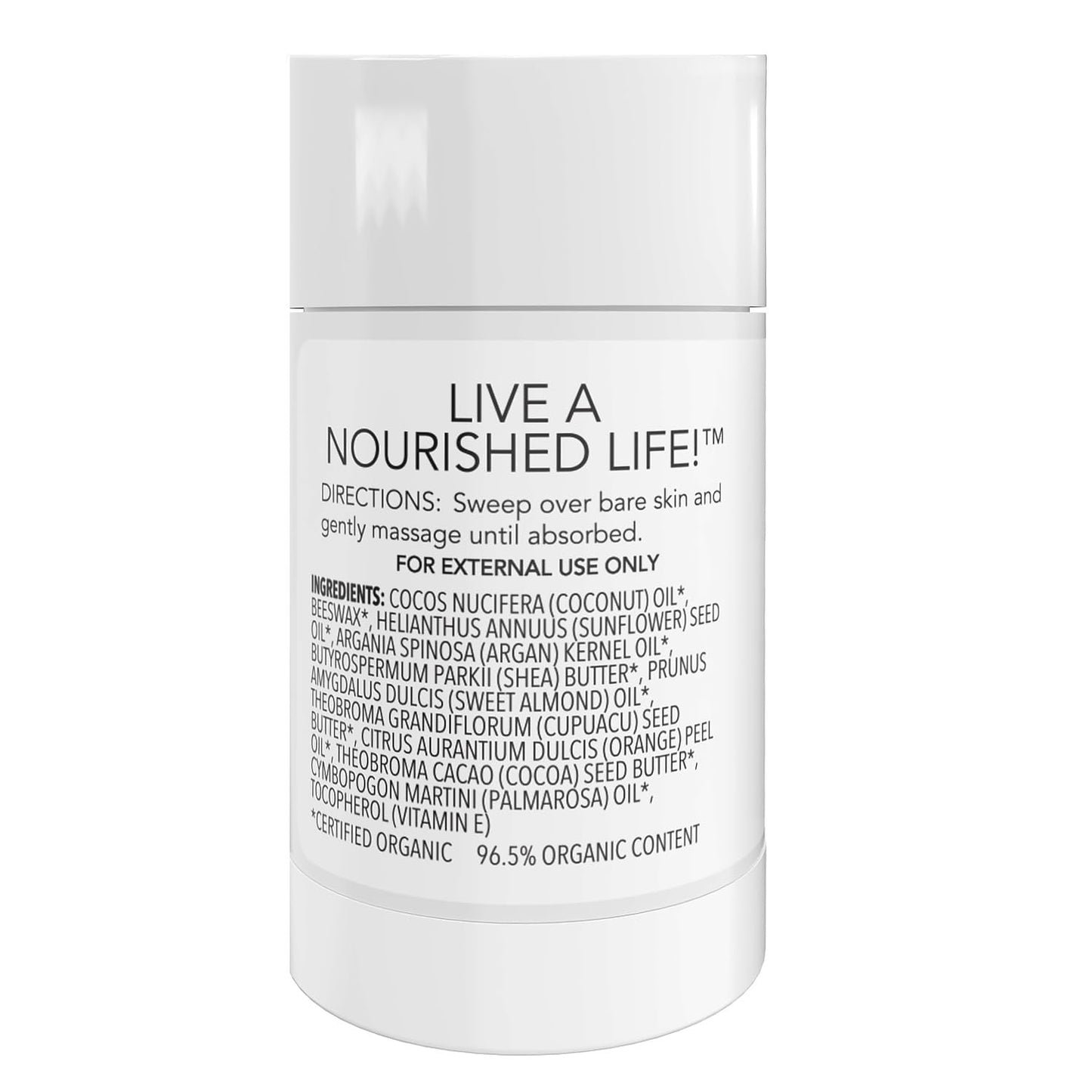 Nourish Organic Beauty Balm, Argan & Sweet Orange - Face, Lip, Hand & Body Moisturizer with Organic Coconut Oil, Shea, Cocoa Butter, 1.75 Oz +