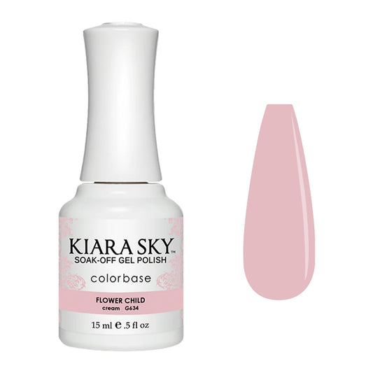 Kiara Sky Soak Off Gel Nail Polish 0.5 fl oz, MATCHA LATTE (G635)