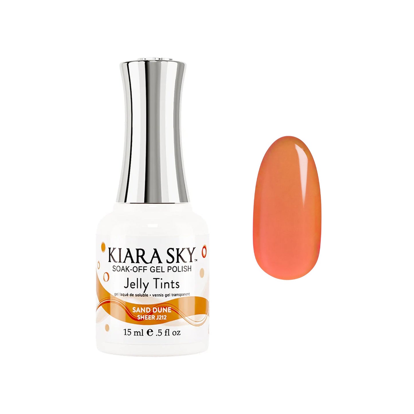 KIARA SKY Professional Nails Soak Off Jelly Tint Gel Polish (Sand Dune) Beauty & Personal Care KIARA SKY