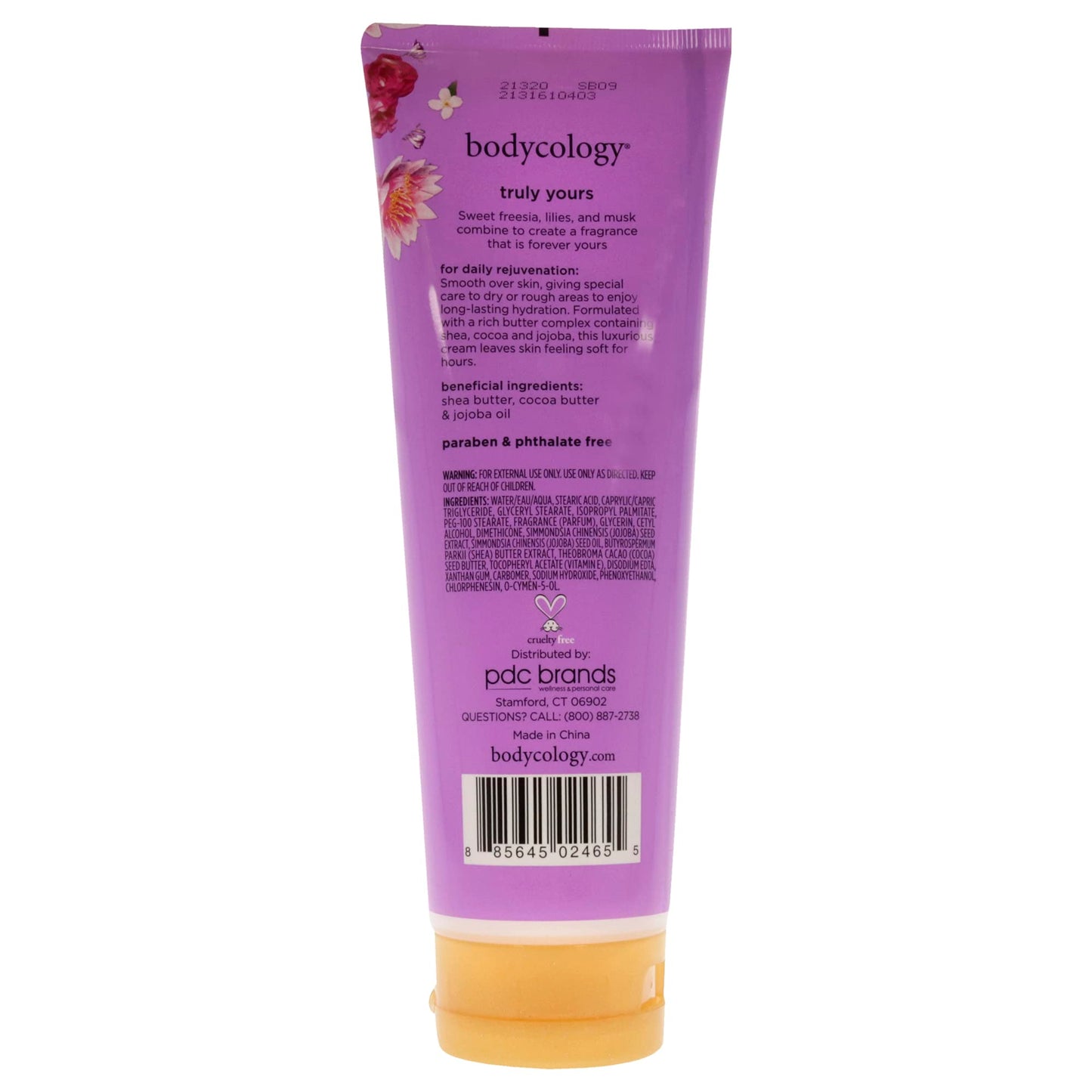 Bodycology Truly Yours Moisturizing Body Cream for Women, 8 Ounce (455004103)