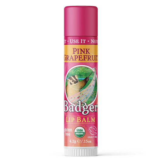 W.s. Badger, Pink Grapefruit Classic Lip Balm, 0.15 Ounce Beauty and Personal Care Badger