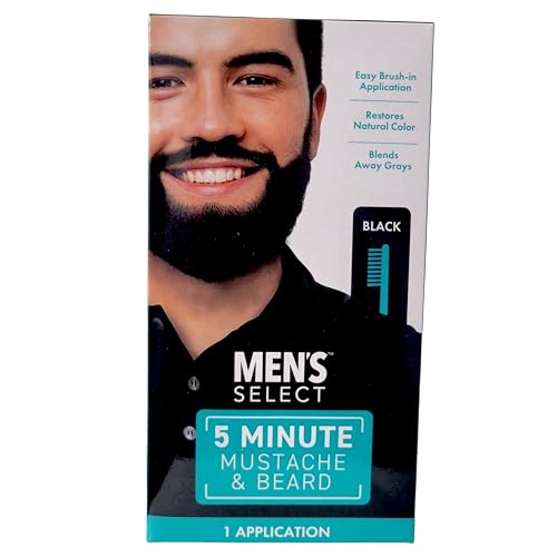 Wholesale MUSTACHE & BEARD COLOR-BLACK #MEN SELECT