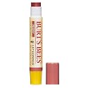 Burt’s Bees Lip Shimmer Peony; Warm, Luminescent Color; High Impact, Instant Moisture; with Shea and Cocoa Butters; 100% Natural Origin; 1 Tube, 0.09