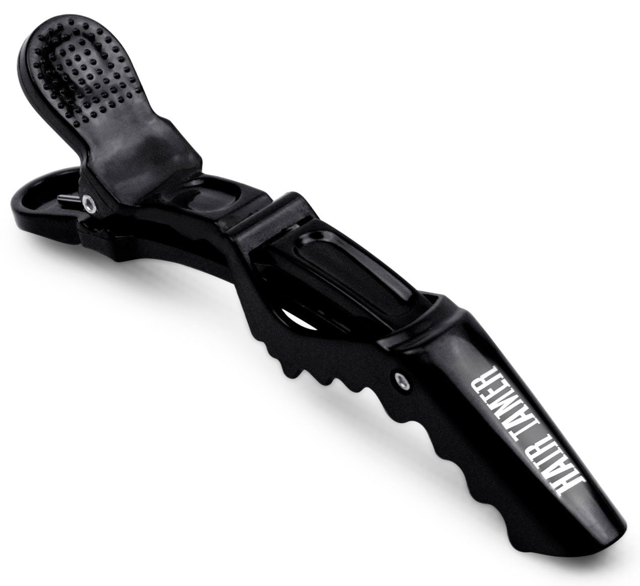 Hair Tamer Black Croc Hair Styling Clips - 12 Pack