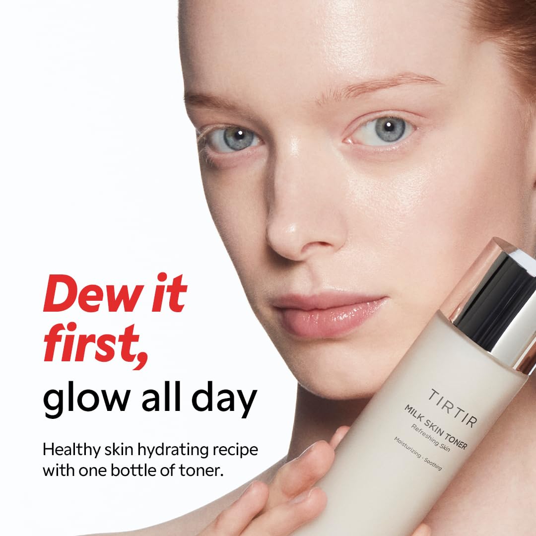 TIRTIR Milk Skin Rice Toner - Deep Moisturizing, Hydrating and Refreshing for face, Niacinamide, Ceramide, Rice Bran Extract, Nature-Oriented Beauty and Personal Care TIRTIR