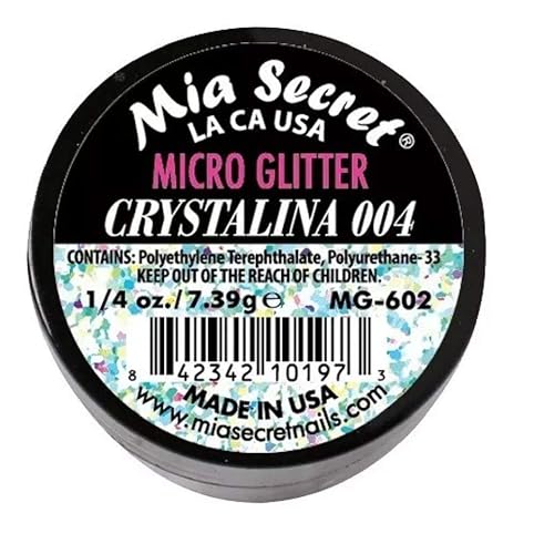 Mia Secret Professional Nail System Micro Glitter - .25 oz (Crystalina)