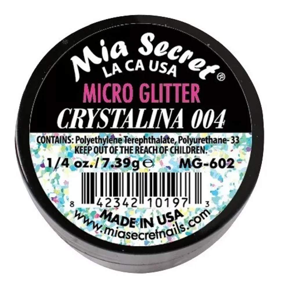 Mia Secret Professional Nail System Micro Glitter - .25 oz (Crystalina)