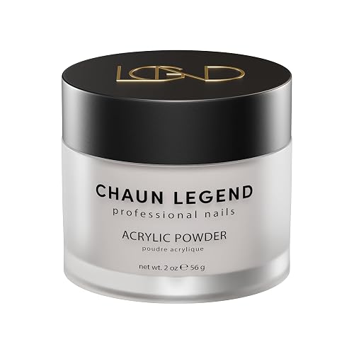Chaun Legend Acrylic Powder, 2 Oz Long Lasting Salon Quality, Bubble Free, Self Leveling Professional Manicures, Fake Nails, Carving & Extensions Beauty & Personal Care Chaun Legend Professional Nails