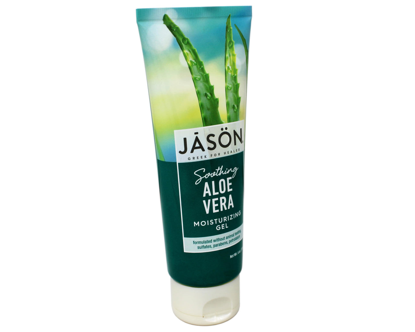 JASON Soothing 98% Aloe Vera Moisturizing Gel (IASC Certified), 4 Ounce Tube