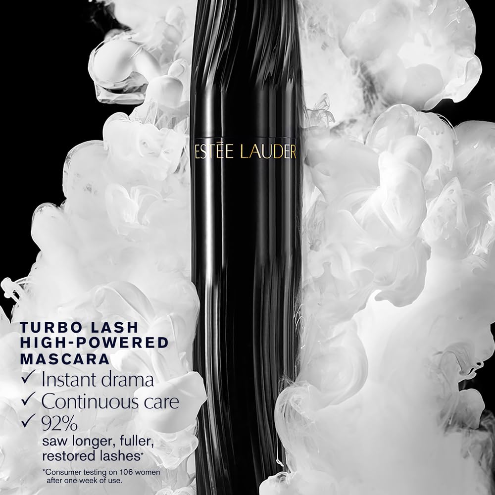 Estée Lauder Turbo Lash High Powered Volume + Length Black Mascara, 0.27 Fl Oz