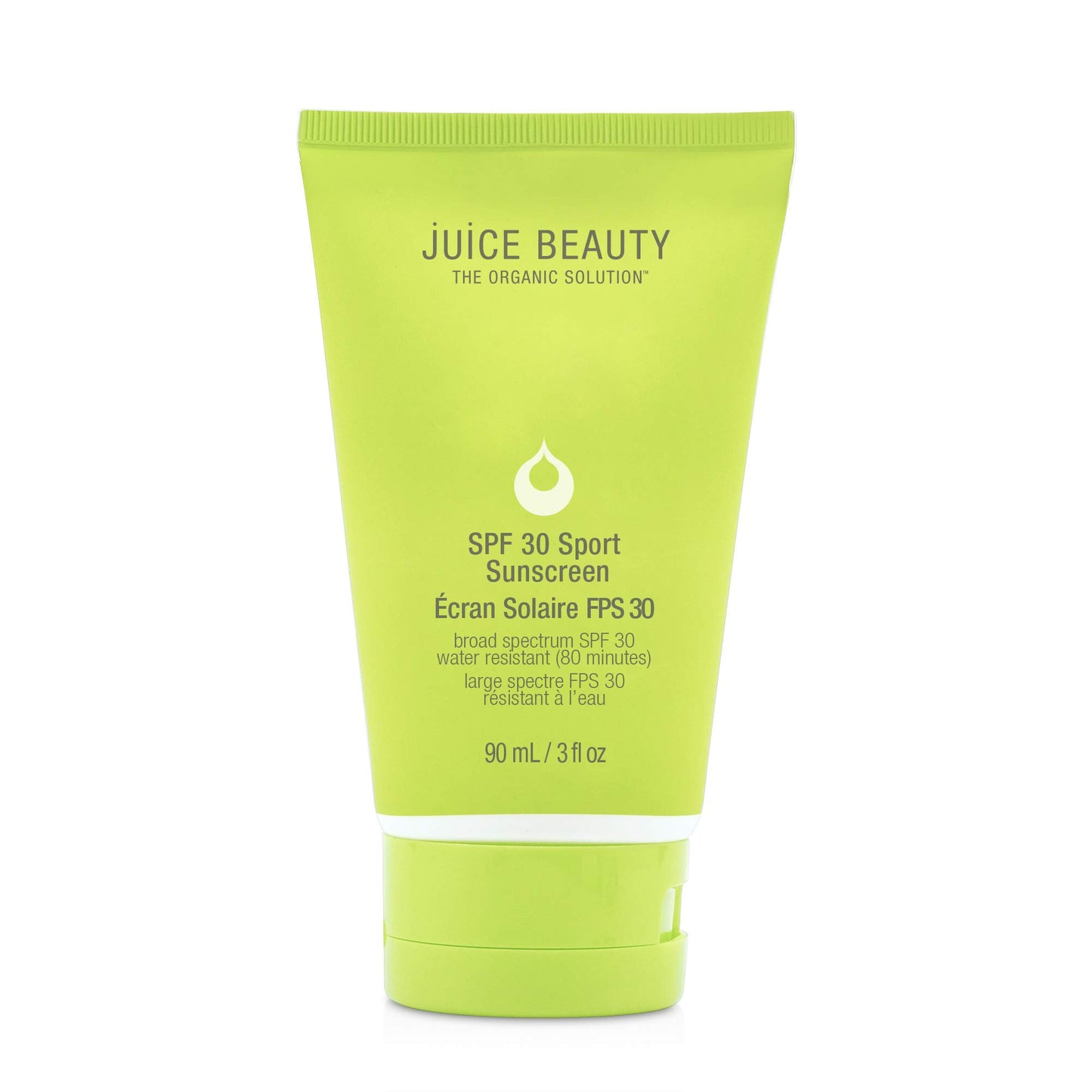 Juice Beauty SPF 30 Sport Sunscreen - 90 mL - Protects Against UVA/UVB Rays - Water + Sweat Resistant Up to 80 Minutes - All Ages + Skin Types