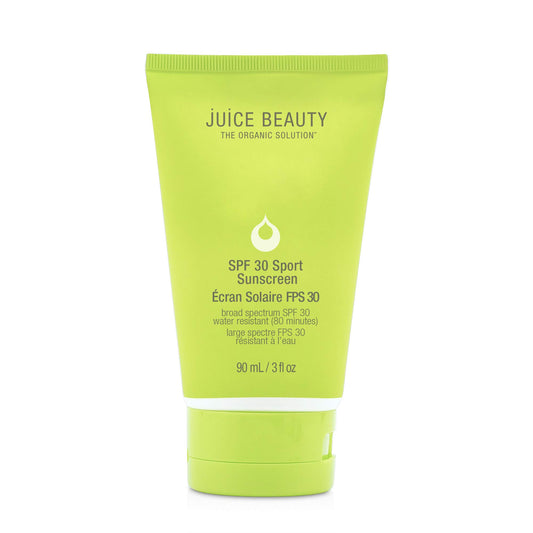 Juice Beauty SPF 30 Sport Sunscreen - 90 mL - Protects Against UVA/UVB Rays - Water + Sweat Resistant Up to 80 Minutes - All Ages + Skin Types